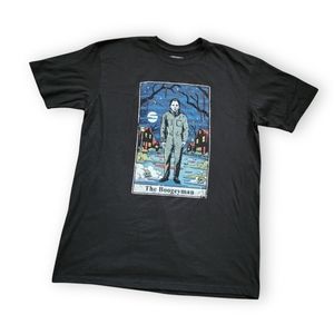 Black Michael Myers Tarot Tee, Women's XL